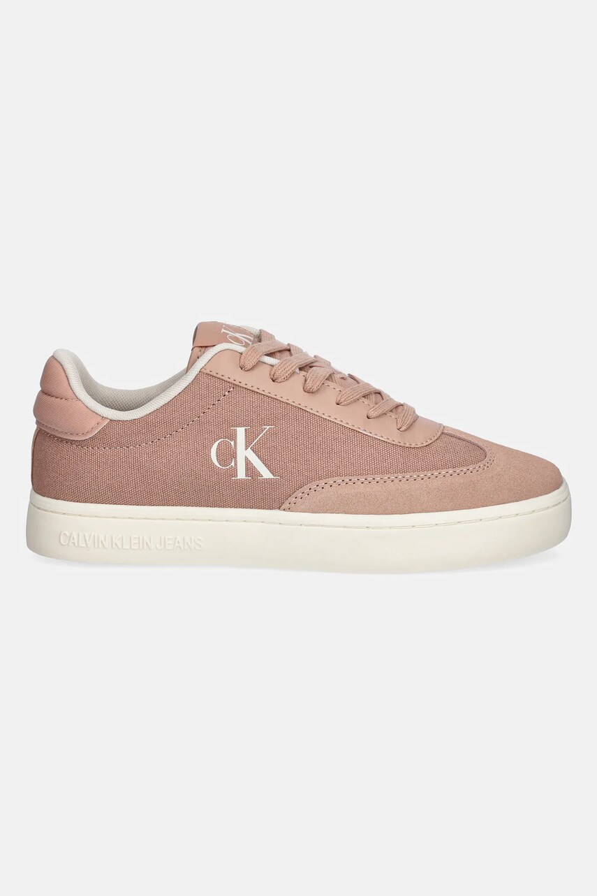 Кросівки Calvin Klein Jeans CLASSIC CUPSOLE LOW MIX MG WN колір рожевий YW0YW01636