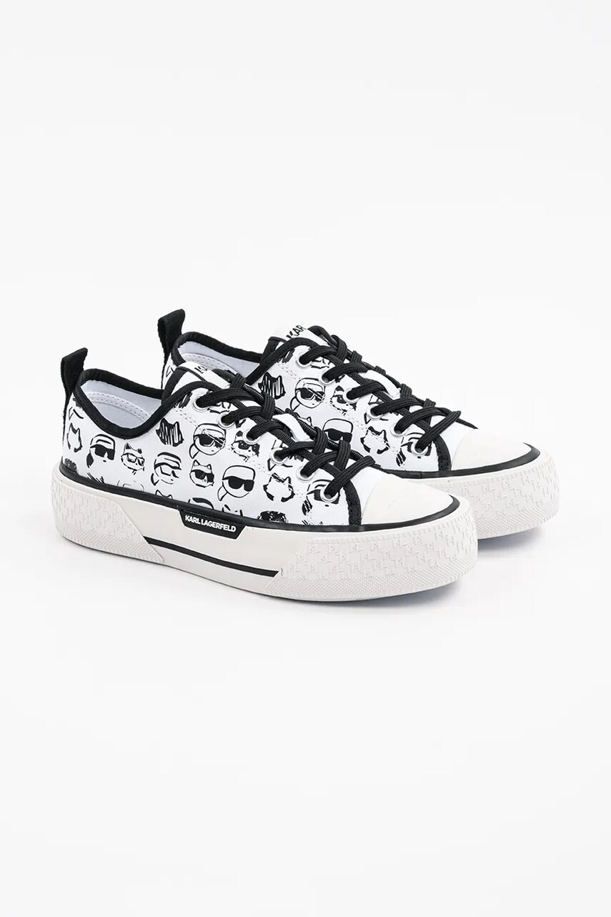 Кеди Karl Lagerfeld KAMPUS MAX III колір білий KL60612T