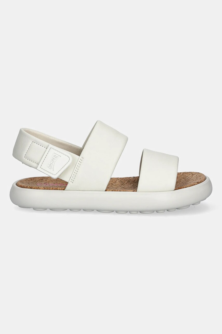 Шкіряні сандалі Camper Pelotas Flota Sandal жіночі колір бежевий K201772-002