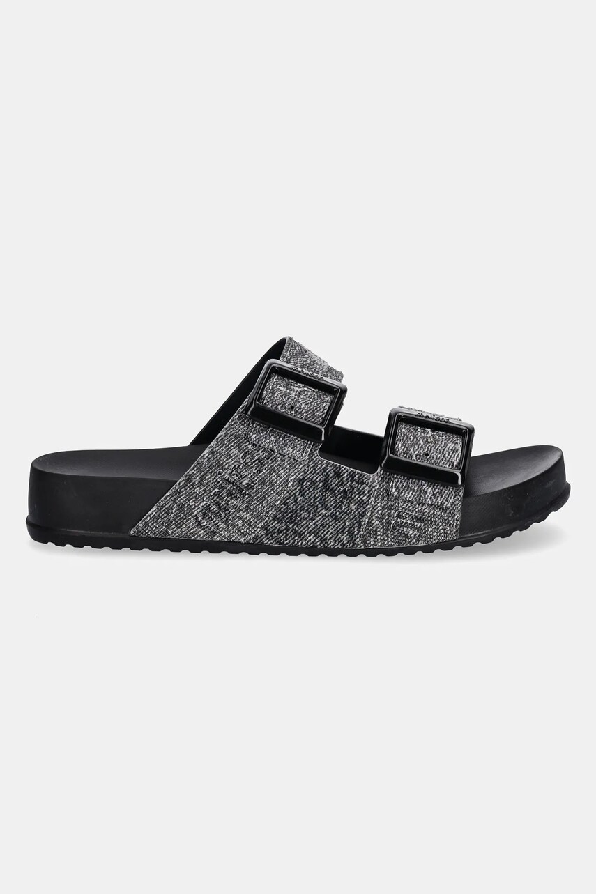 Шльопанці Melissa COZY M LOVER SLIDE DENIM жіночі колір чорний M 36146