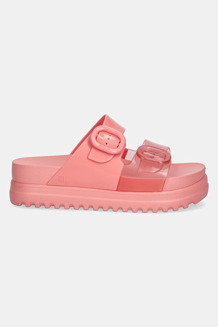 Шльопанці Melissa COZY PLATFORM жіночі колір рожевий на платформі M 36158