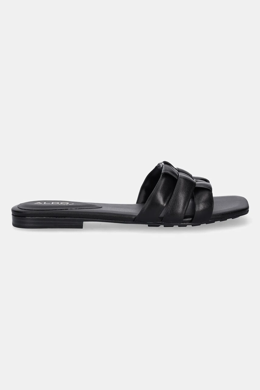 Шкіряні шльопанці Aldo GOTOSANDAL жіночі колір чорний 13966678