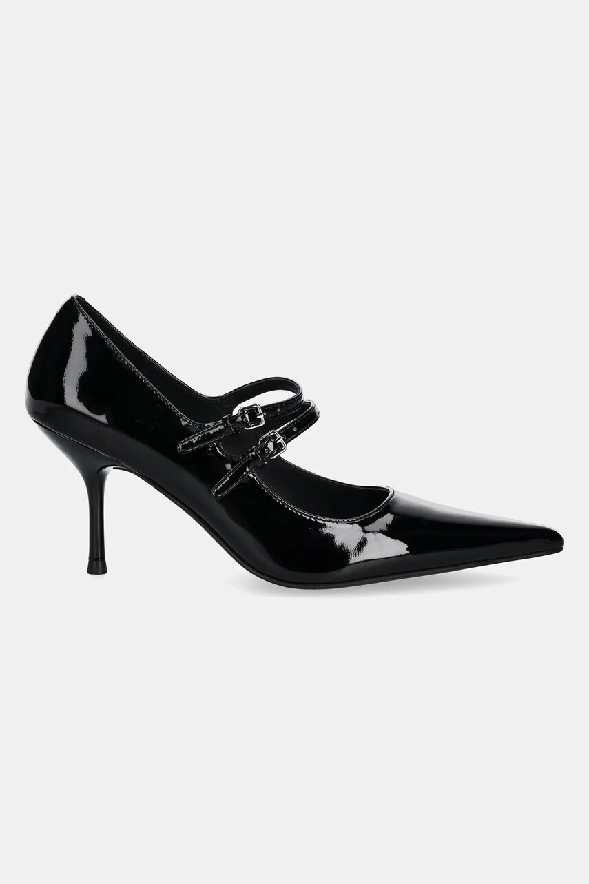 Шкіряні туфлі Jeffrey Campbell TYPIST колір чорний U129-12