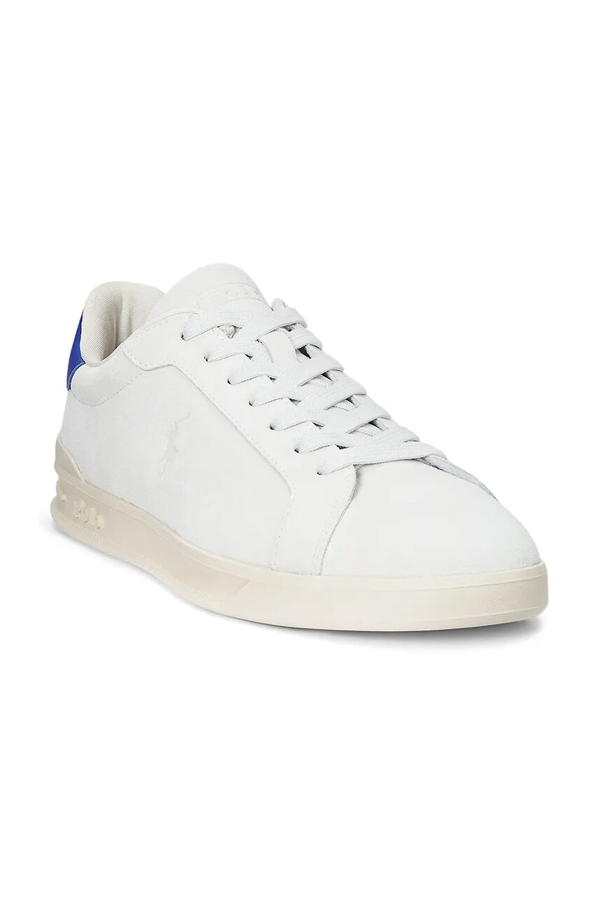 Шкіряні кросівки Polo Ralph Lauren Hrt Crt Ii колір білий 809955691001