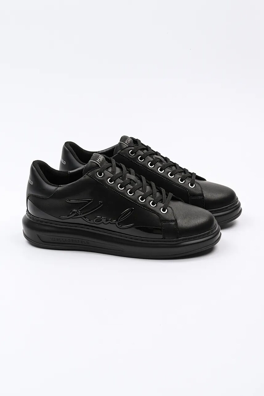 Кросівки з нубуку Karl Lagerfeld KAPRI MENS колір чорний KL52548F