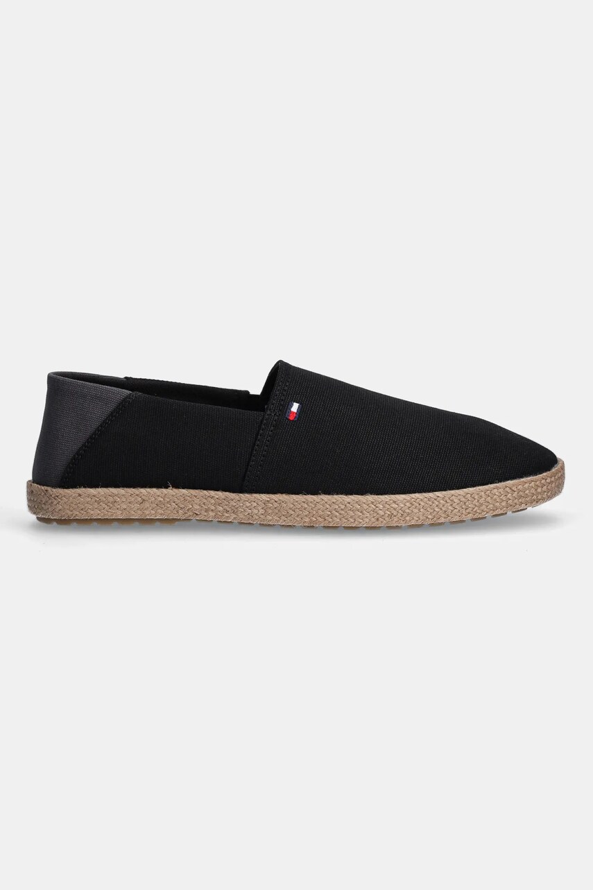 Еспадрилі Tommy Hilfiger HILFIGER ESPADRILLE CORE TEXTILE колір чорний FM0FM05353