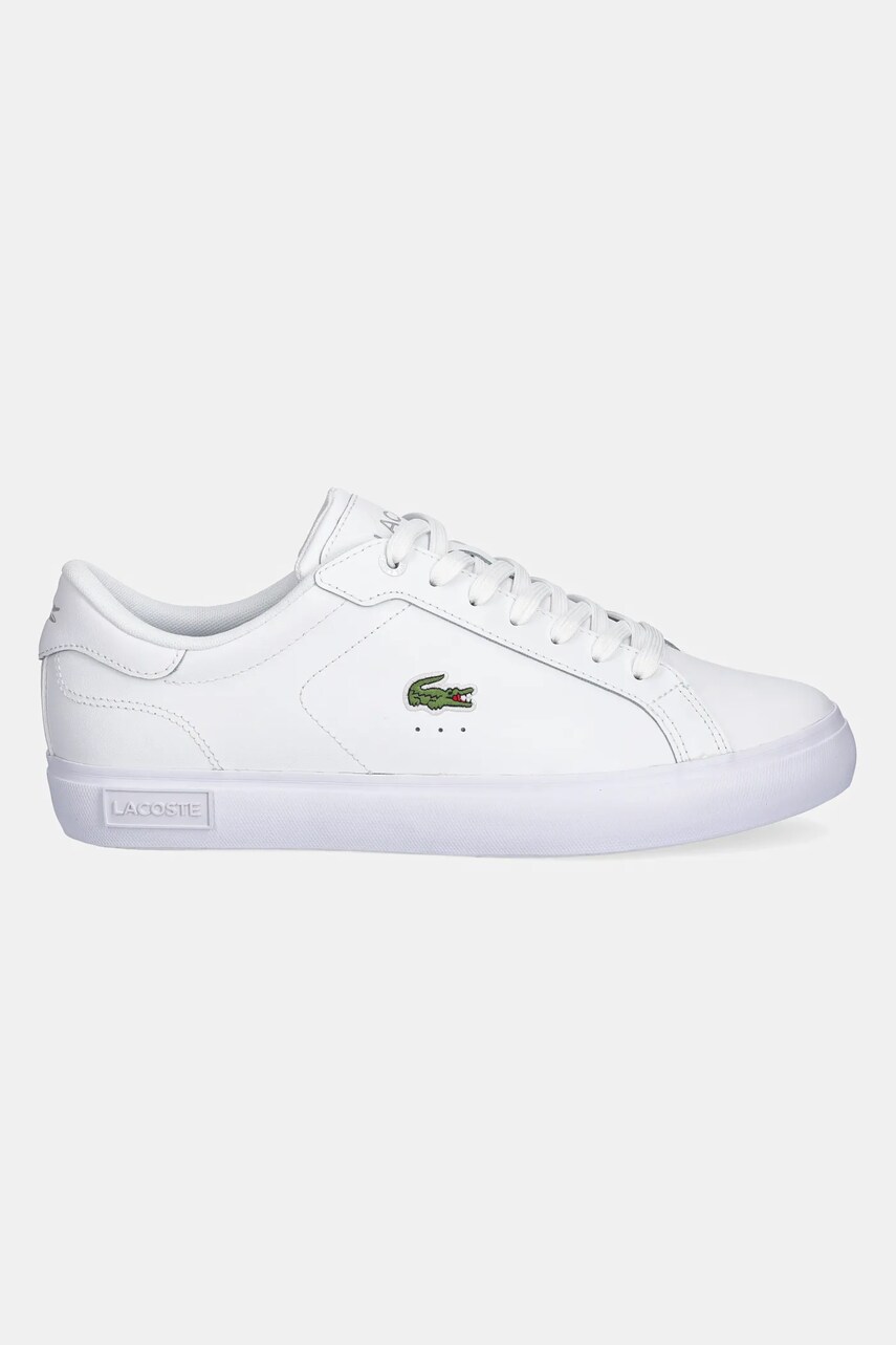 Шкіряні сандалі Lacoste POWERCOURT чоловічі колір білий 49SMA0081