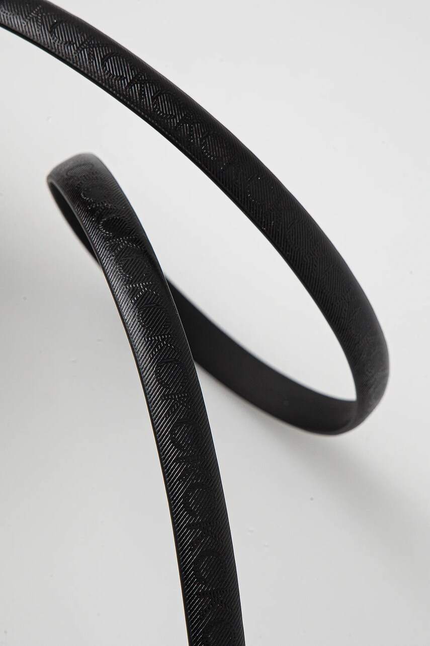 Шкіряний ремінь Calvin Klein жіночий колір чорний K60K612933