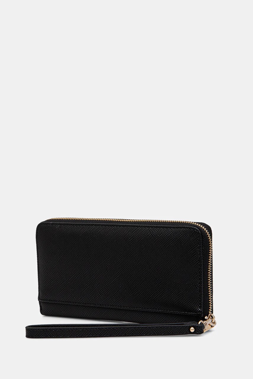 Гаманець Guess LAUREL жіночий колір чорний SWZG85 00163