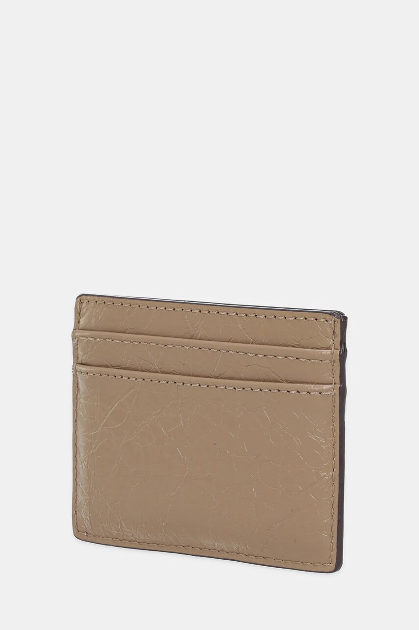 Шкіряний чохол для карти MICHAEL Michael Kors колір бежевий 32R5GJ6D1L