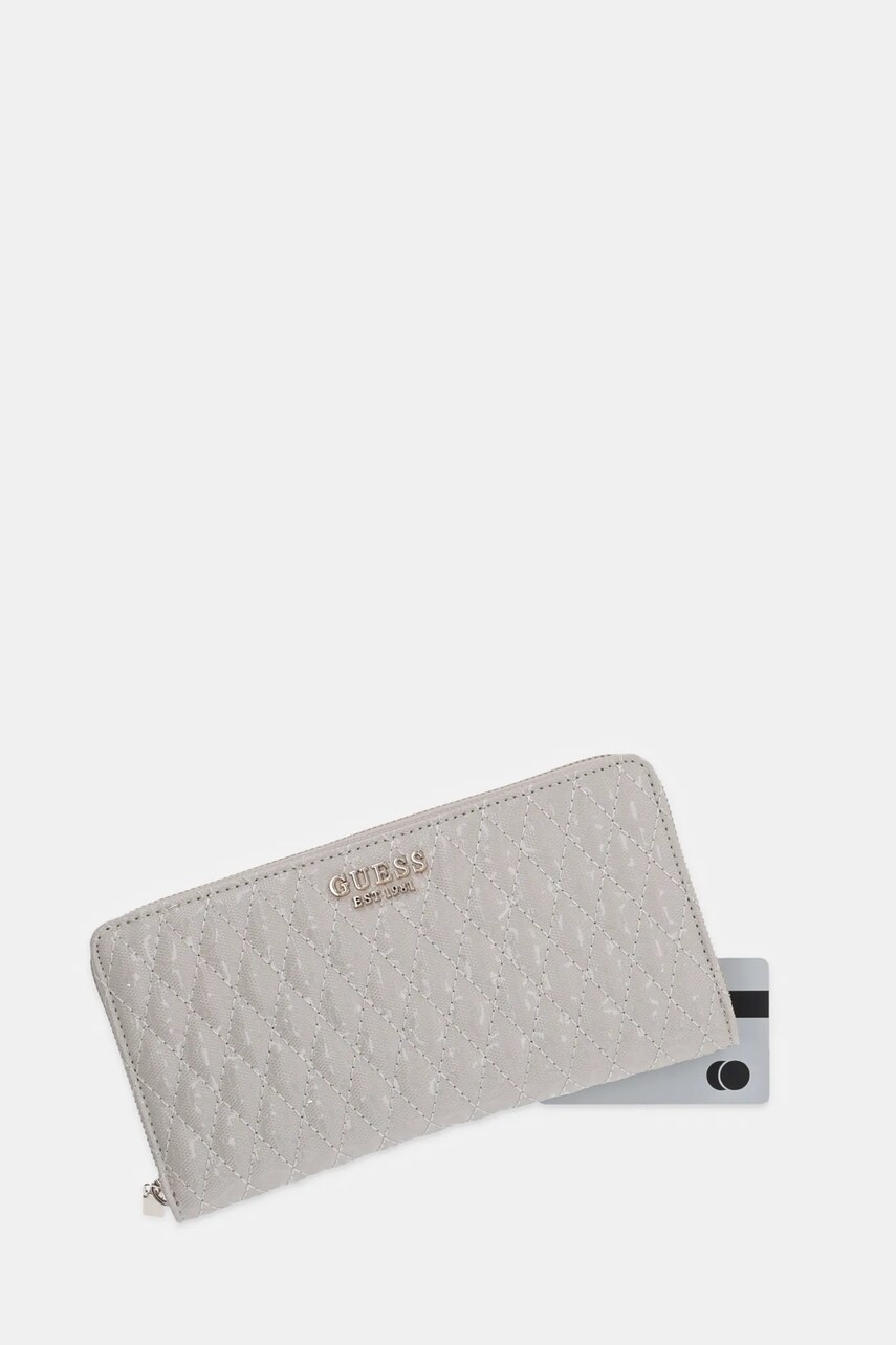 Гаманець Guess BETULA жіночий колір бежевий SWGG96 26163