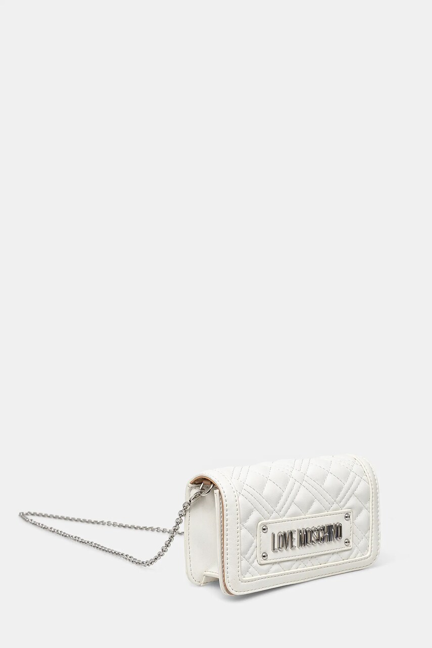 Клатч Love Moschino колір білий JC5681PP0MLA0100