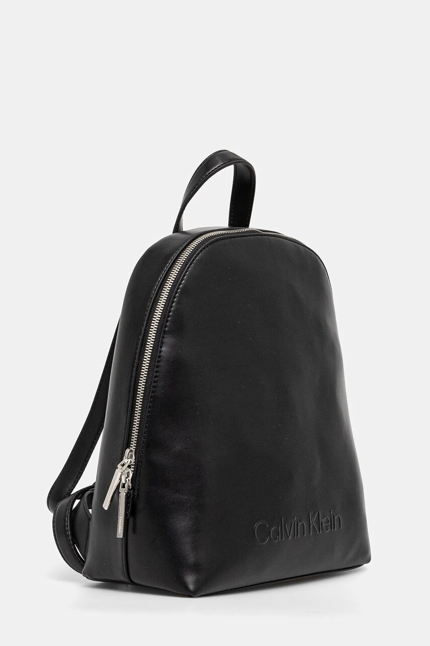 Рюкзак Calvin Klein жіночий колір чорний малий однотонний K60K613185