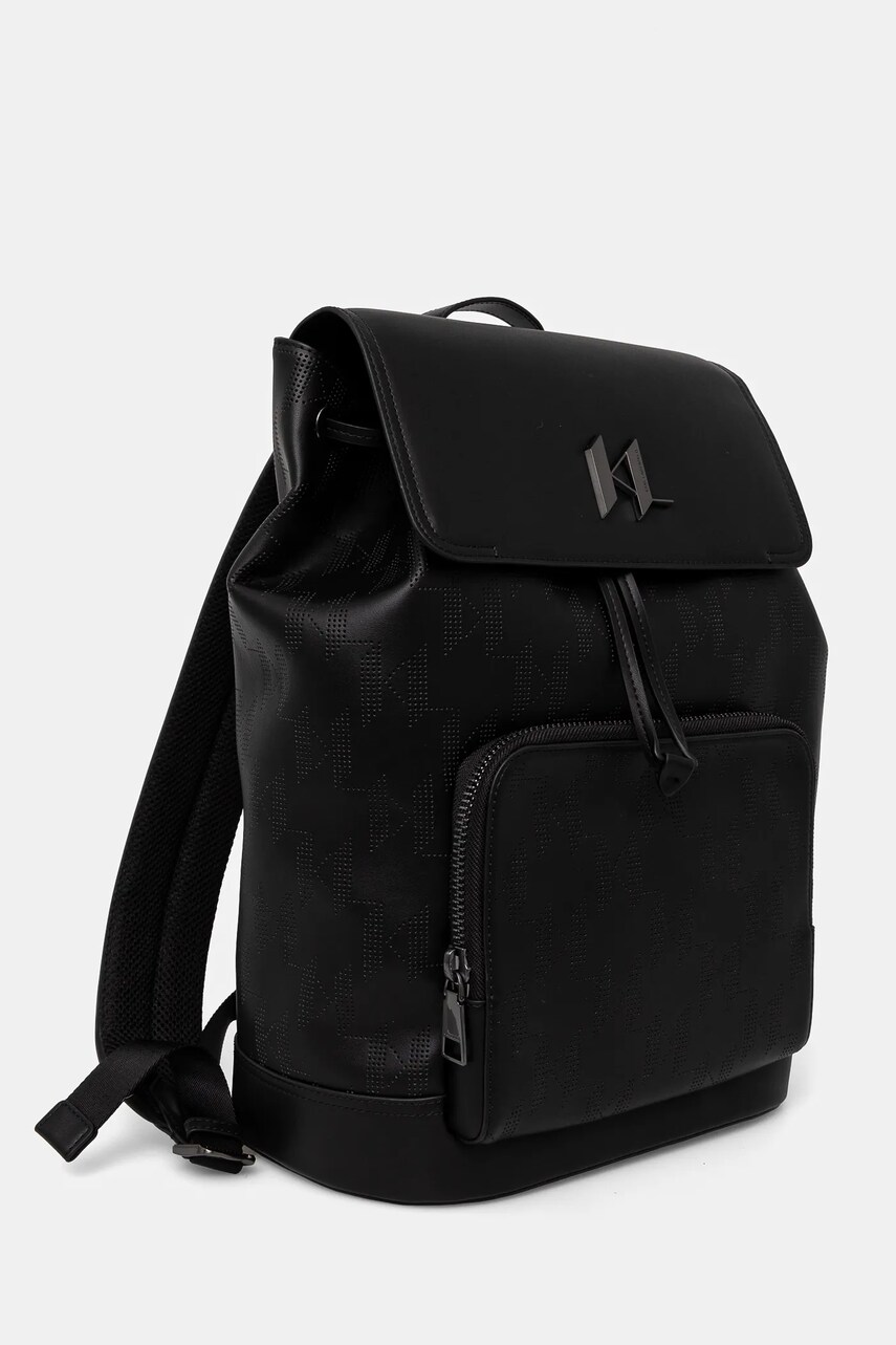 Рюкзак Karl Lagerfeld K/PLAK чоловічий колір чорний великий однотонний 246M3077
