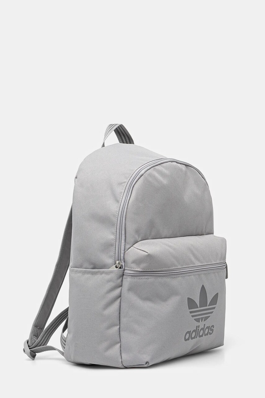 Рюкзак adidas Originals Adicolor колір сірий великий з принтом JI9436