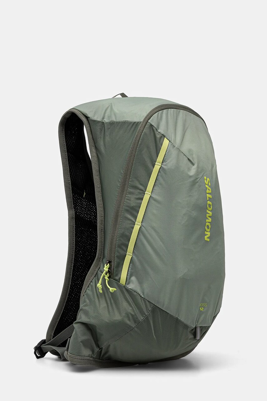 Рюкзак Salomon Cross 12 колір зелений великий з принтом LC2463700