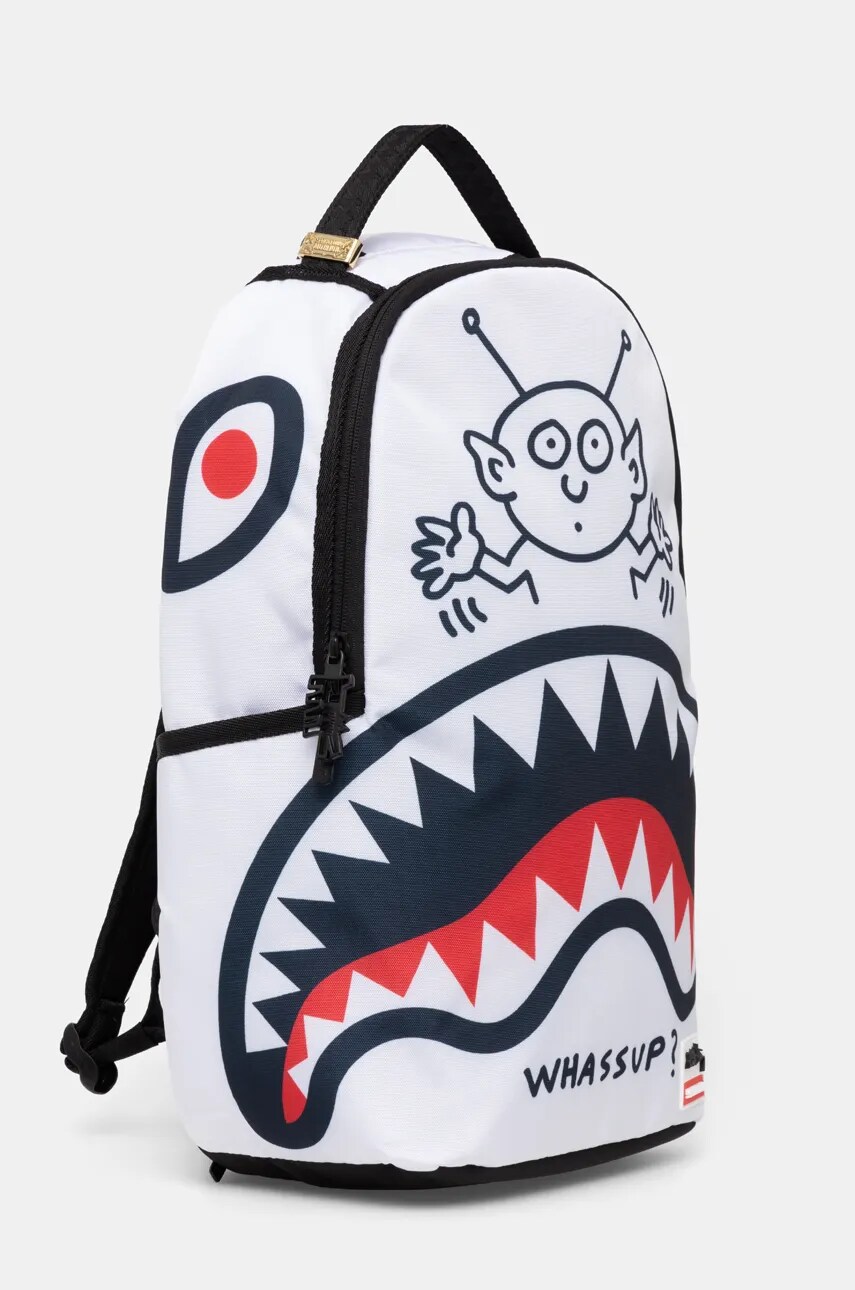 Рюкзак Sprayground колір білий великий візерунок 910B6913NSZ