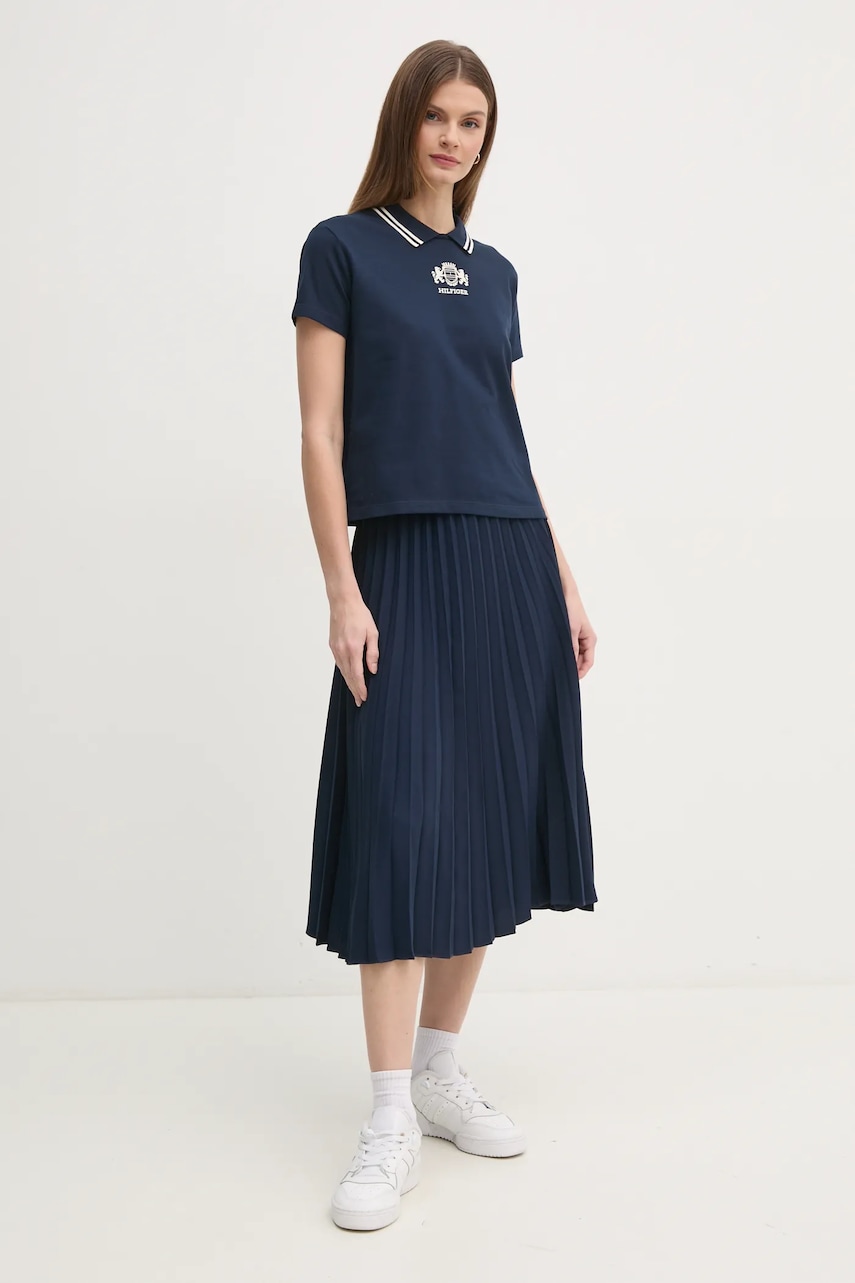 Футболка Tommy Hilfiger жіноча колір синій WW0WW43929