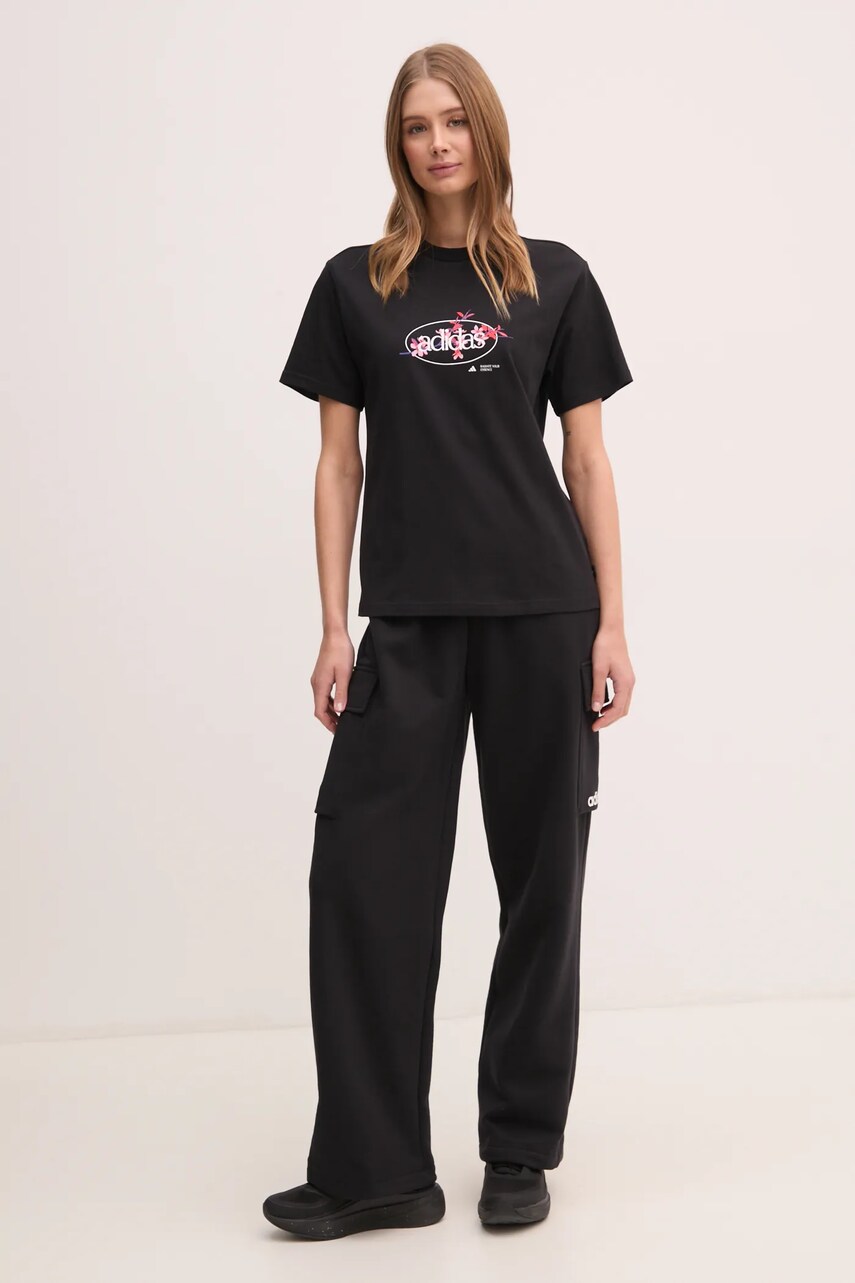 Спортивні штани adidas Essentials Linear колір чорний однотонні JC8312
