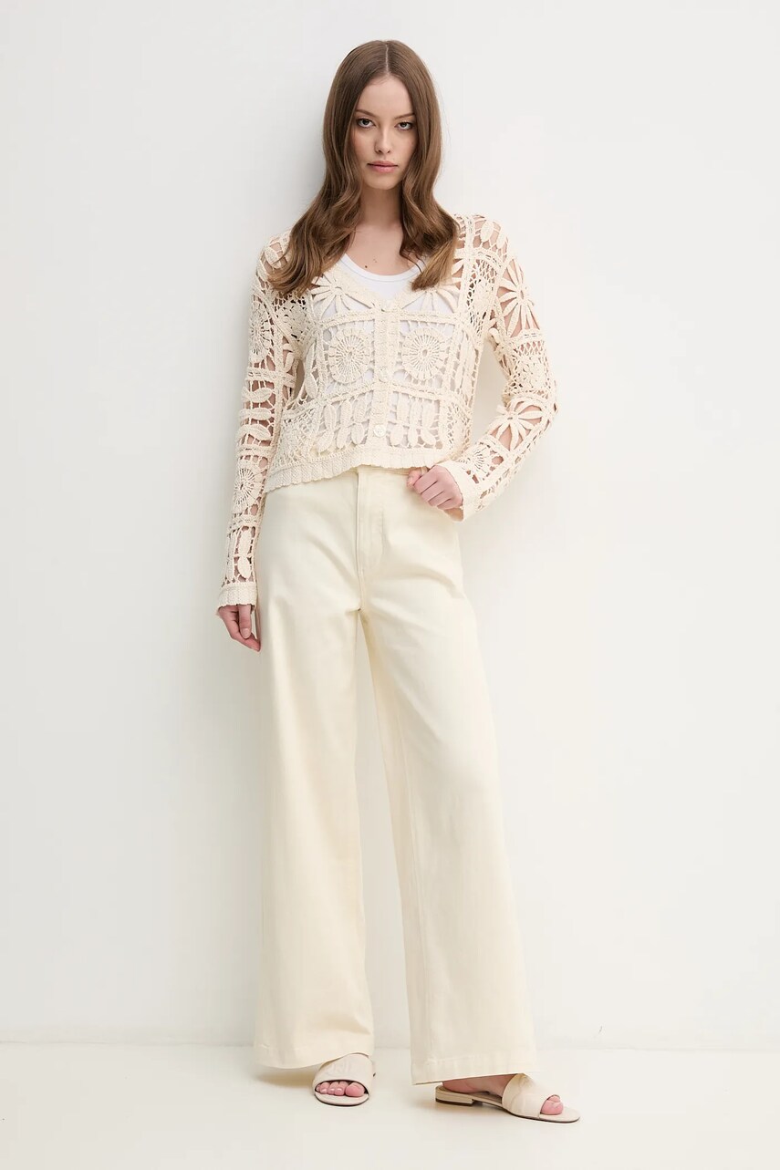 Джинси Pepe Jeans HIGH RISE WIDE CROP TANIA жіночі висока посадка PL211801