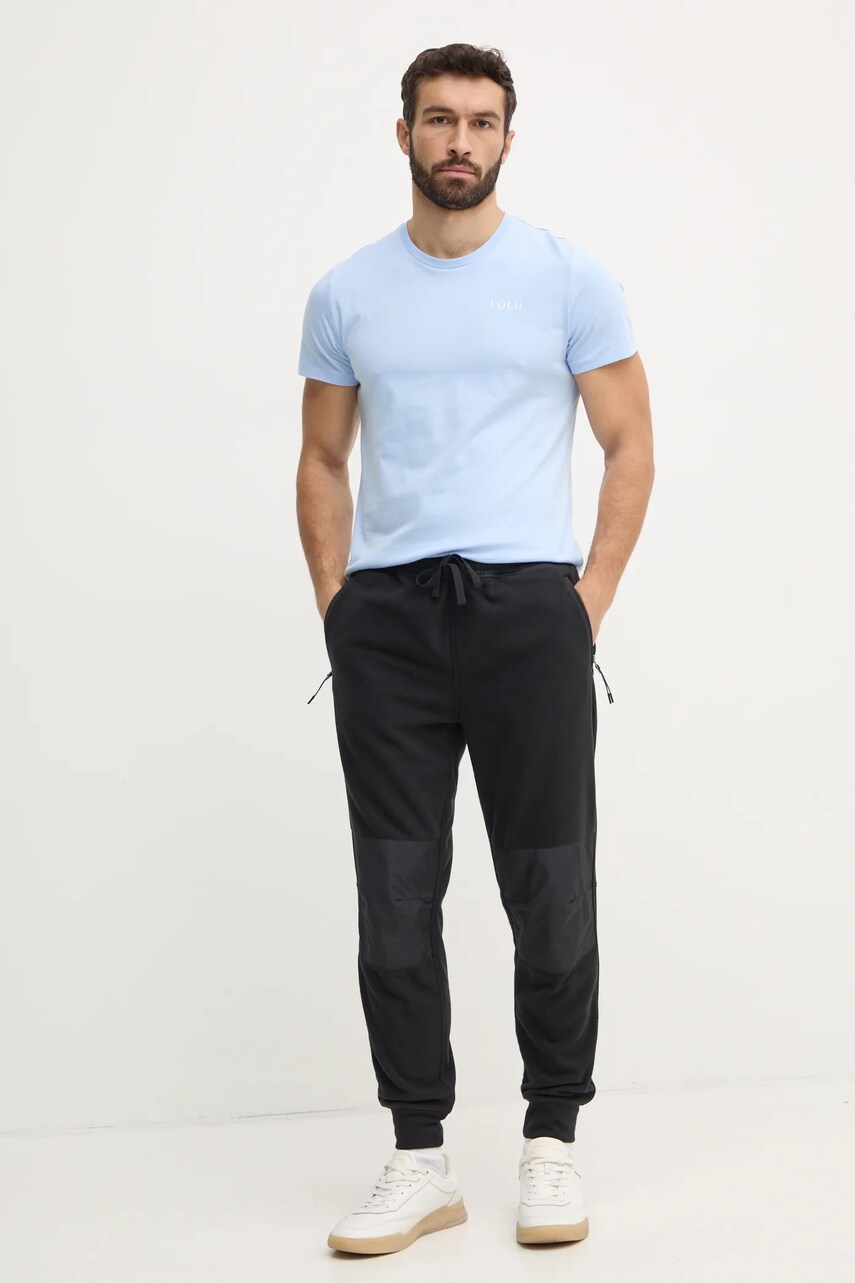 Спортивні штани Polo Ralph Lauren колір чорний однотонні 710958178