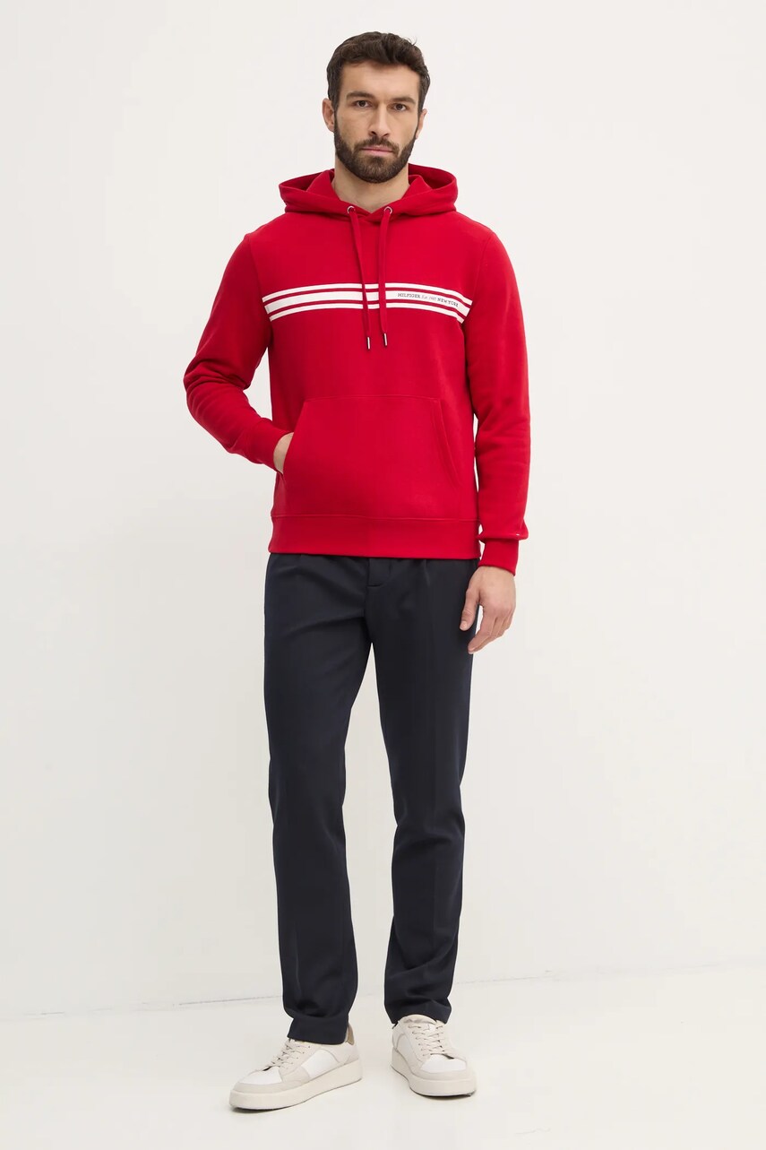 Штани Tommy Hilfiger чоловічі колір синій прямі MW0MW38075