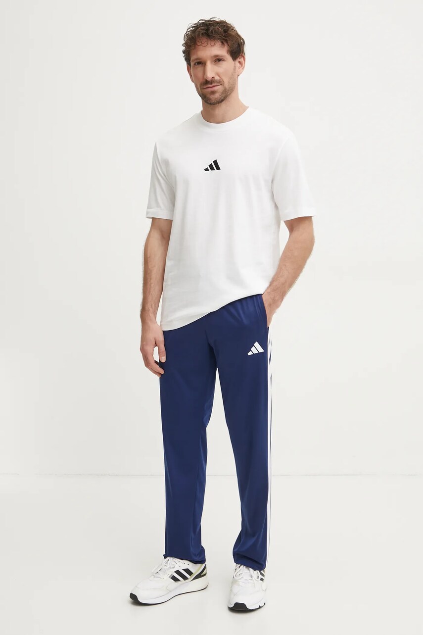 Спортивні штани adidas M 3S TR OH PT колір синій візерунок JI8803