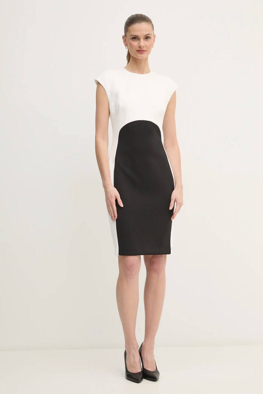 Сукня Calvin Klein колір білий mini облягаюча K20K207899