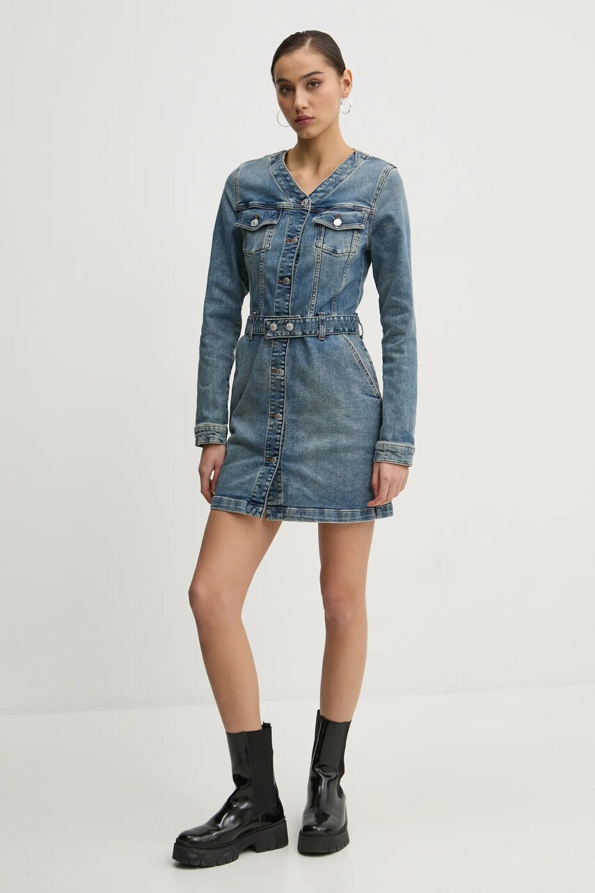 Джинсова сукня Tommy Jeans mini облягаюча DW0DW19854
