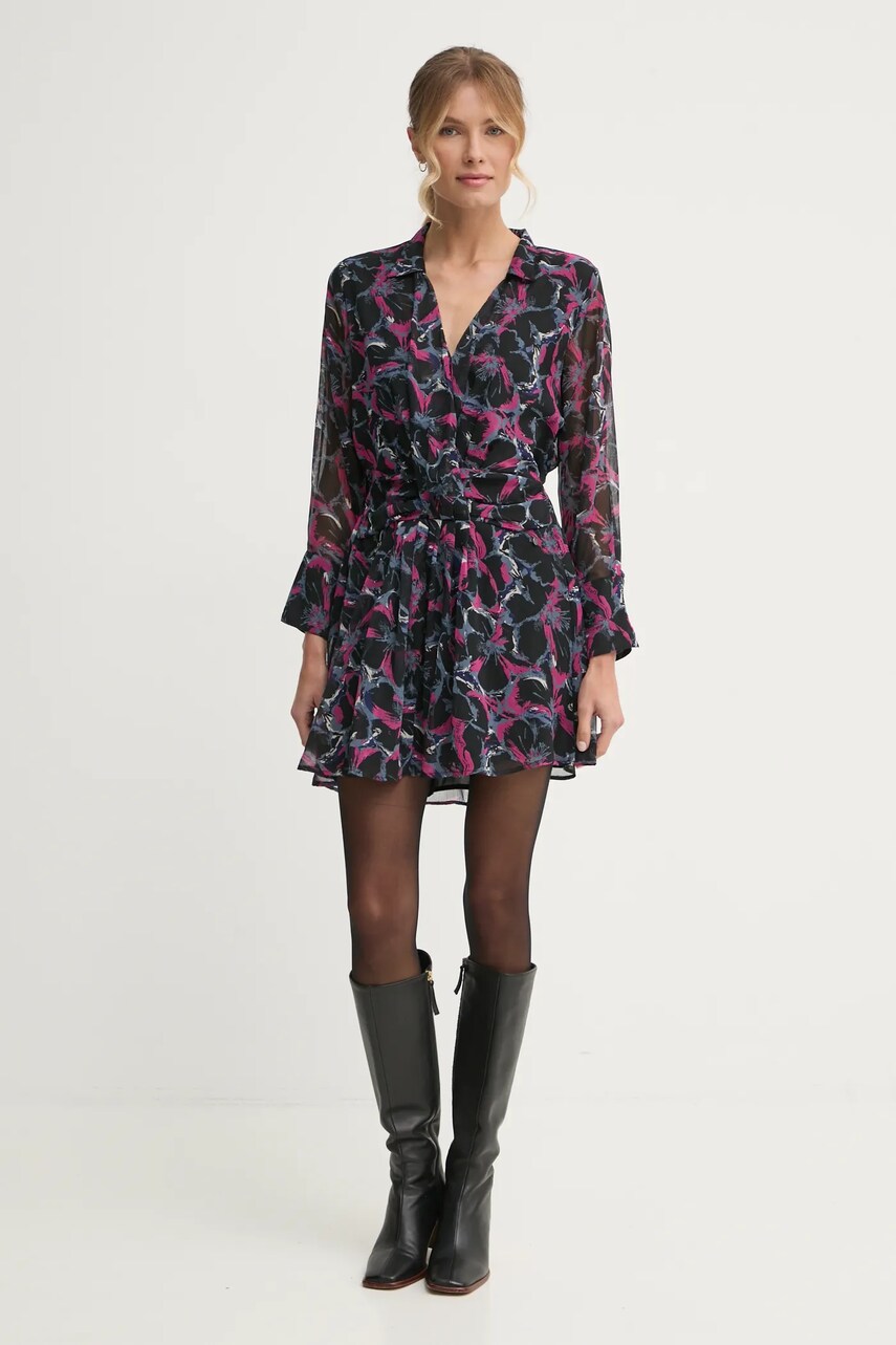 Сукня Pepe Jeans ADA колір чорний mini розкльошена PL953630