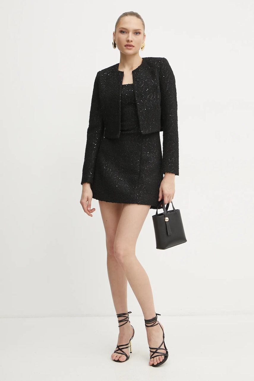 Сукня Marciano Guess BOUCLE колір чорний mini облягаюча 5RGK48 7261A