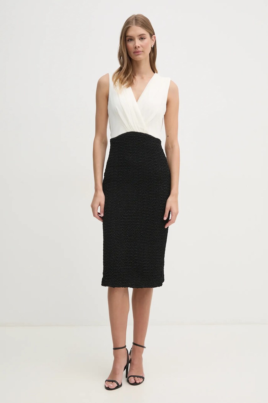 Сукня Dkny колір бежевий mini облягаюча DD4KWD80