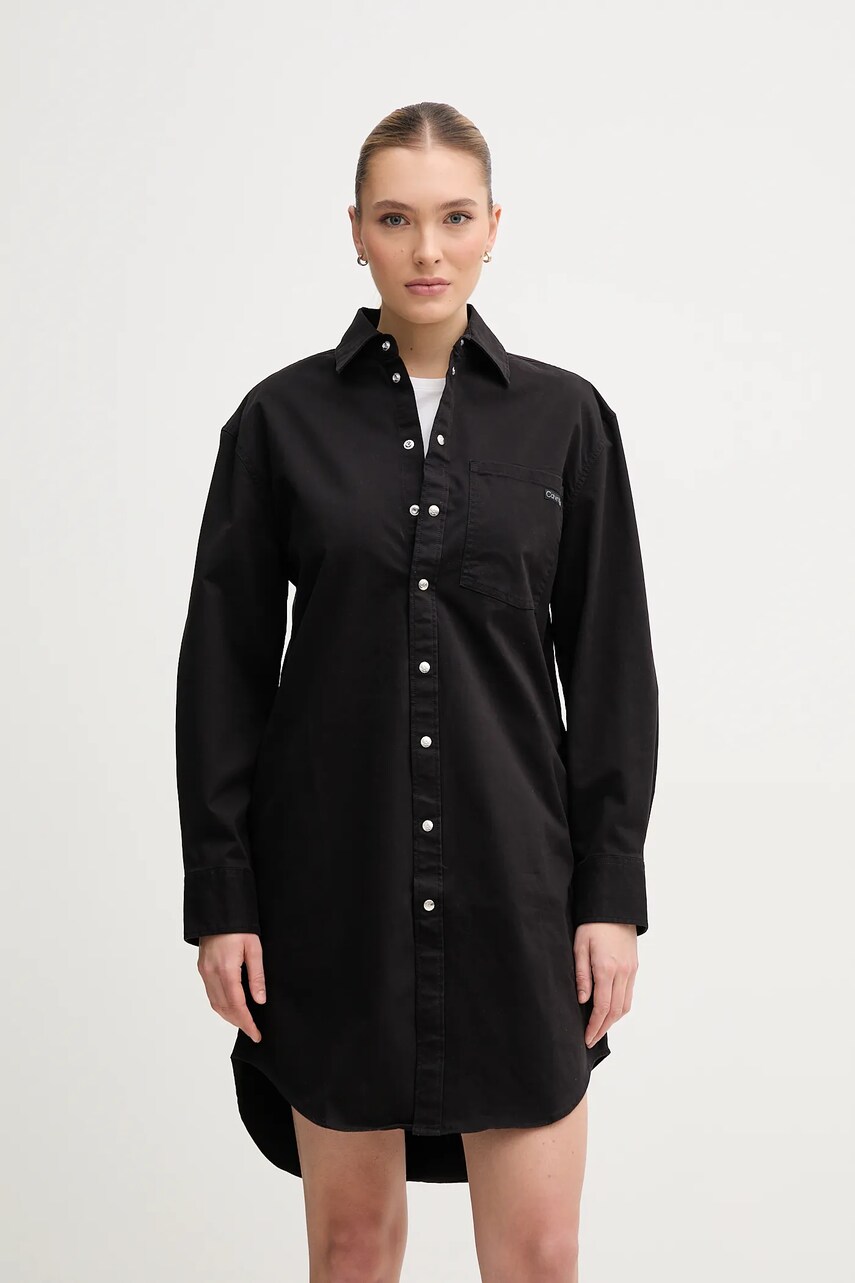 Сукня Calvin Klein Jeans колір чорний mini пряма J20J225270