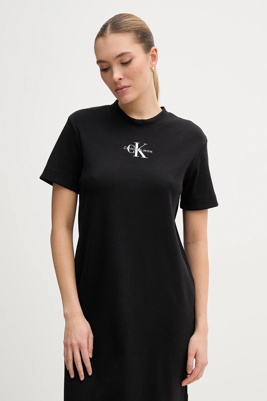 Сукня Calvin Klein Jeans колір чорний maxi пряма J20J225543