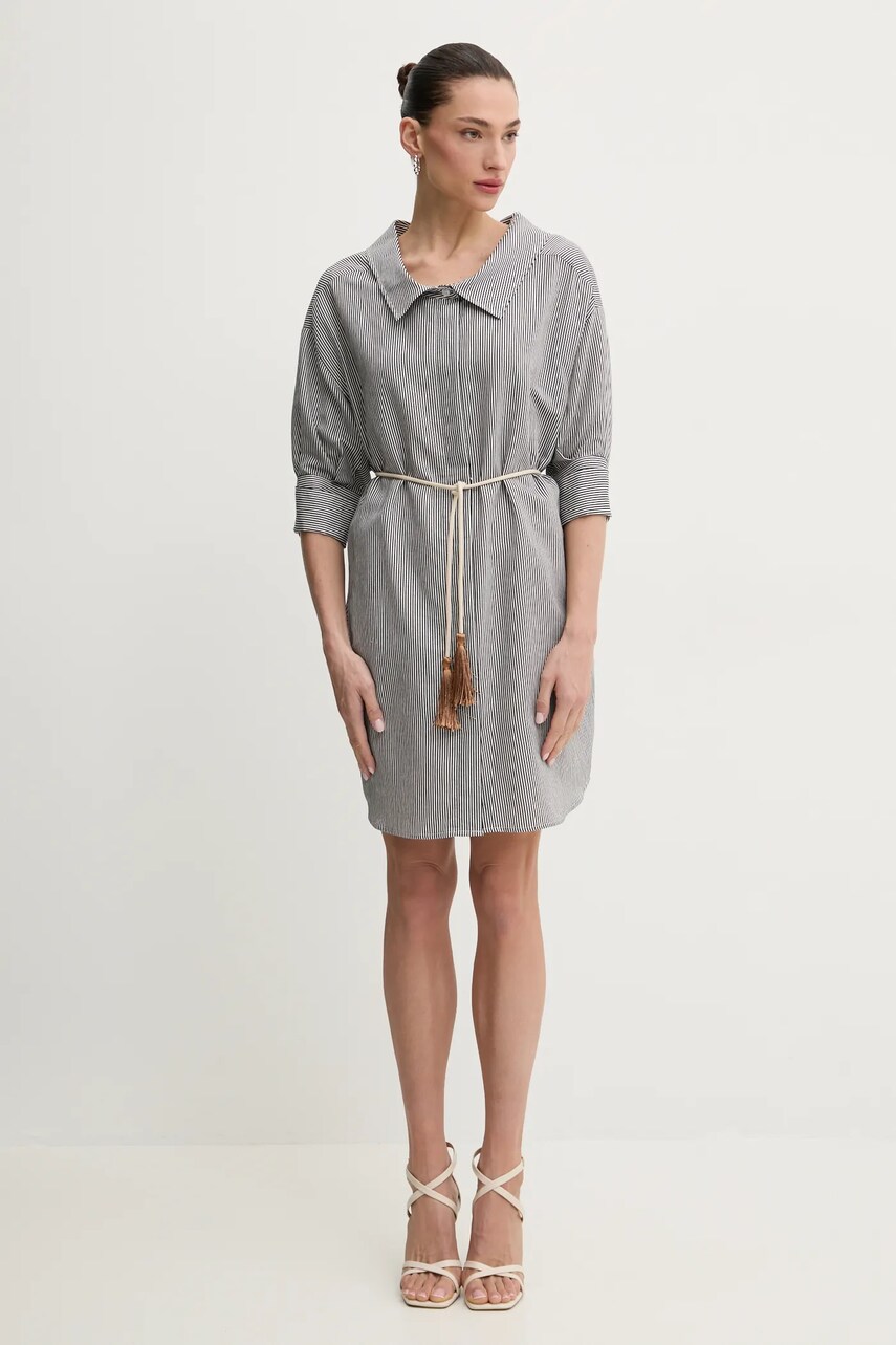 Сукня Liu Jo колір чорний mini oversize WA5397.T6049