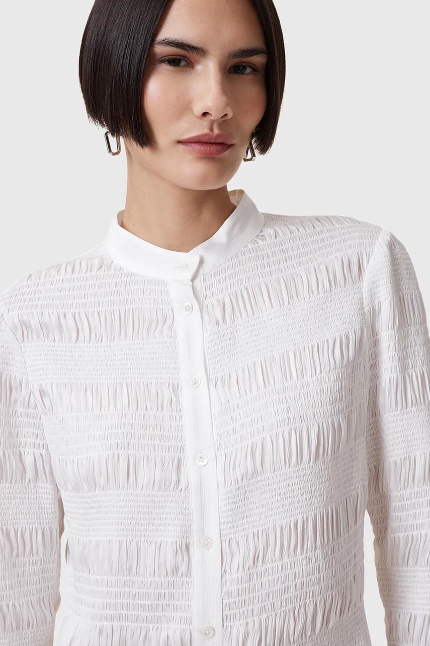 Сукня AllSaints MEG колір білий mini облягаюча W062DC