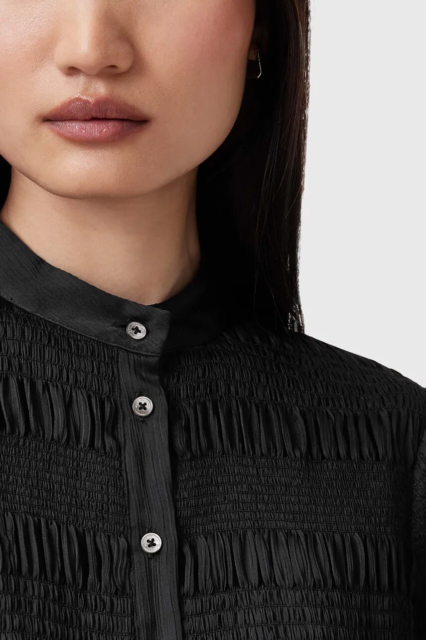 Сукня AllSaints MEG колір чорний mini облягаюча W062DC