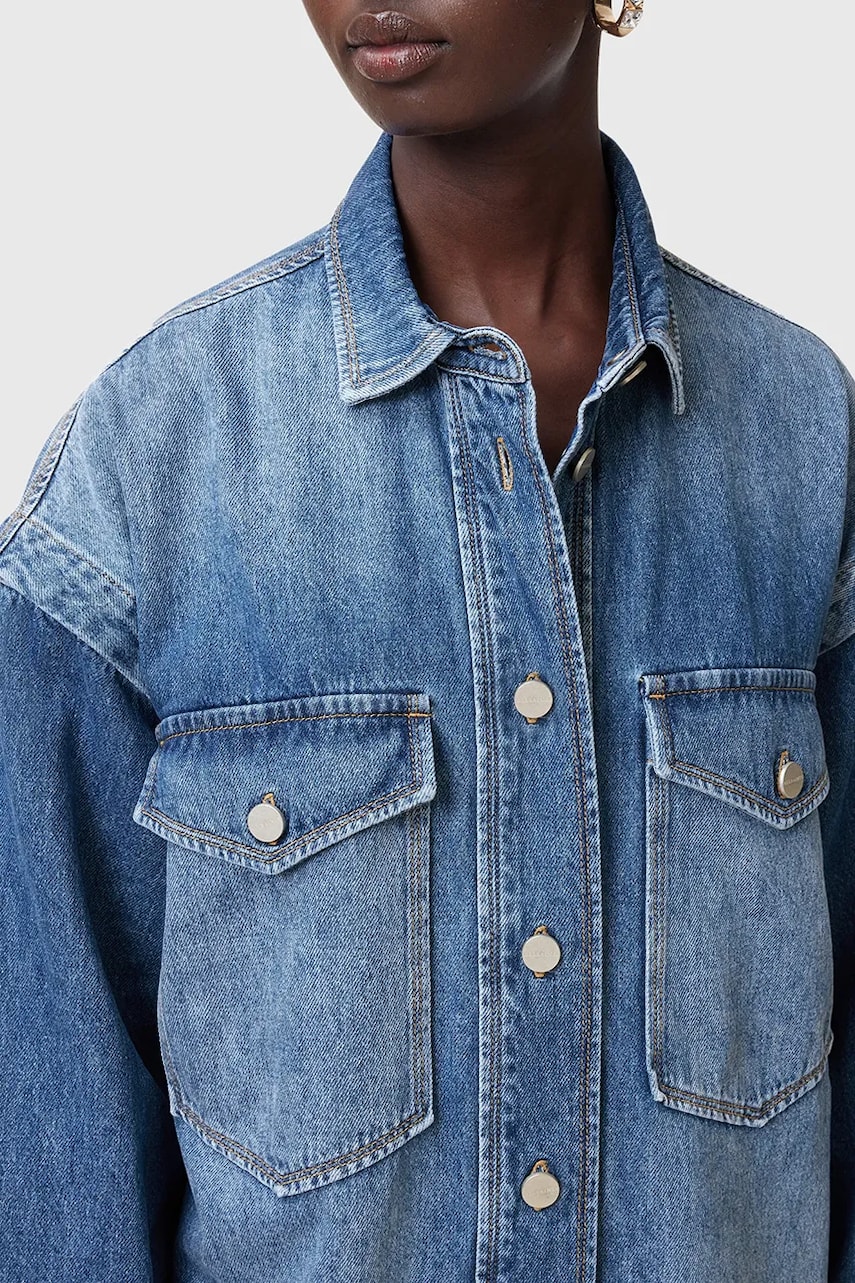 Джинсова сукня AllSaints FAYE mini oversize W023DC