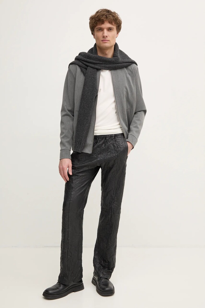 Вовняний светр ZADIG&VOLTAIRE чоловічий колір сірий  KMSW01718