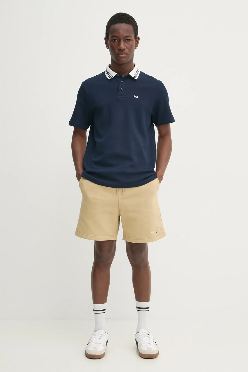 Шорти Tommy Jeans чоловічі колір зелений DM0DM20637