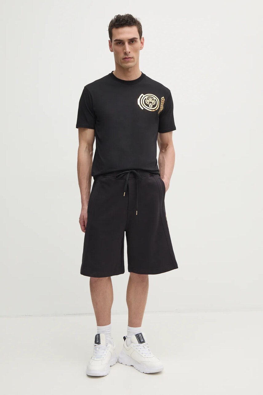 Бавовняні шорти Versace Jeans Couture чоловічі колір чорний 78GADT05 CF01T