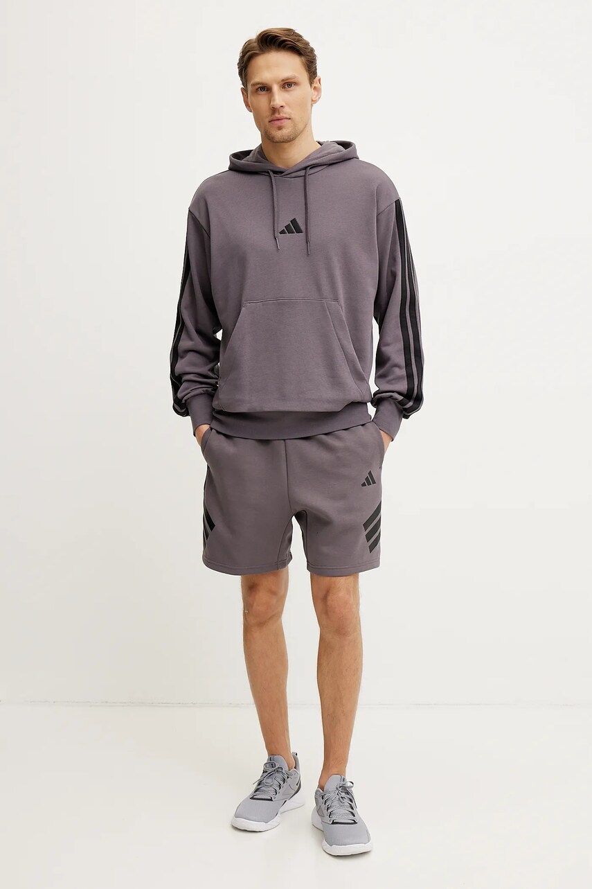 Шорти adidas Future Icons чоловічі колір фіолетовий JD4881