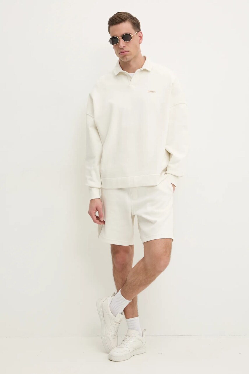 Шорти Calvin Klein Jeans чоловічі колір білий J30J327246