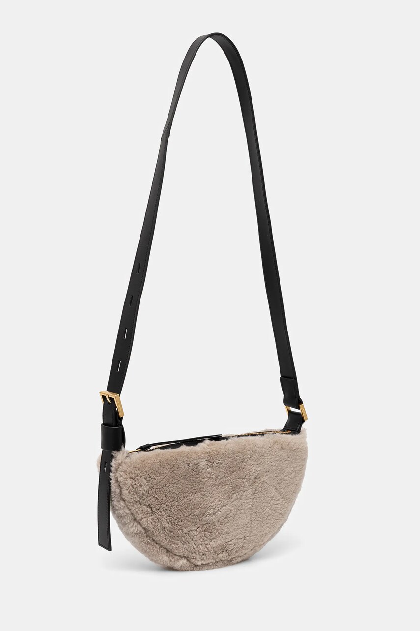 Сумочка AllSaints HALF MOON колір сірий W047XB