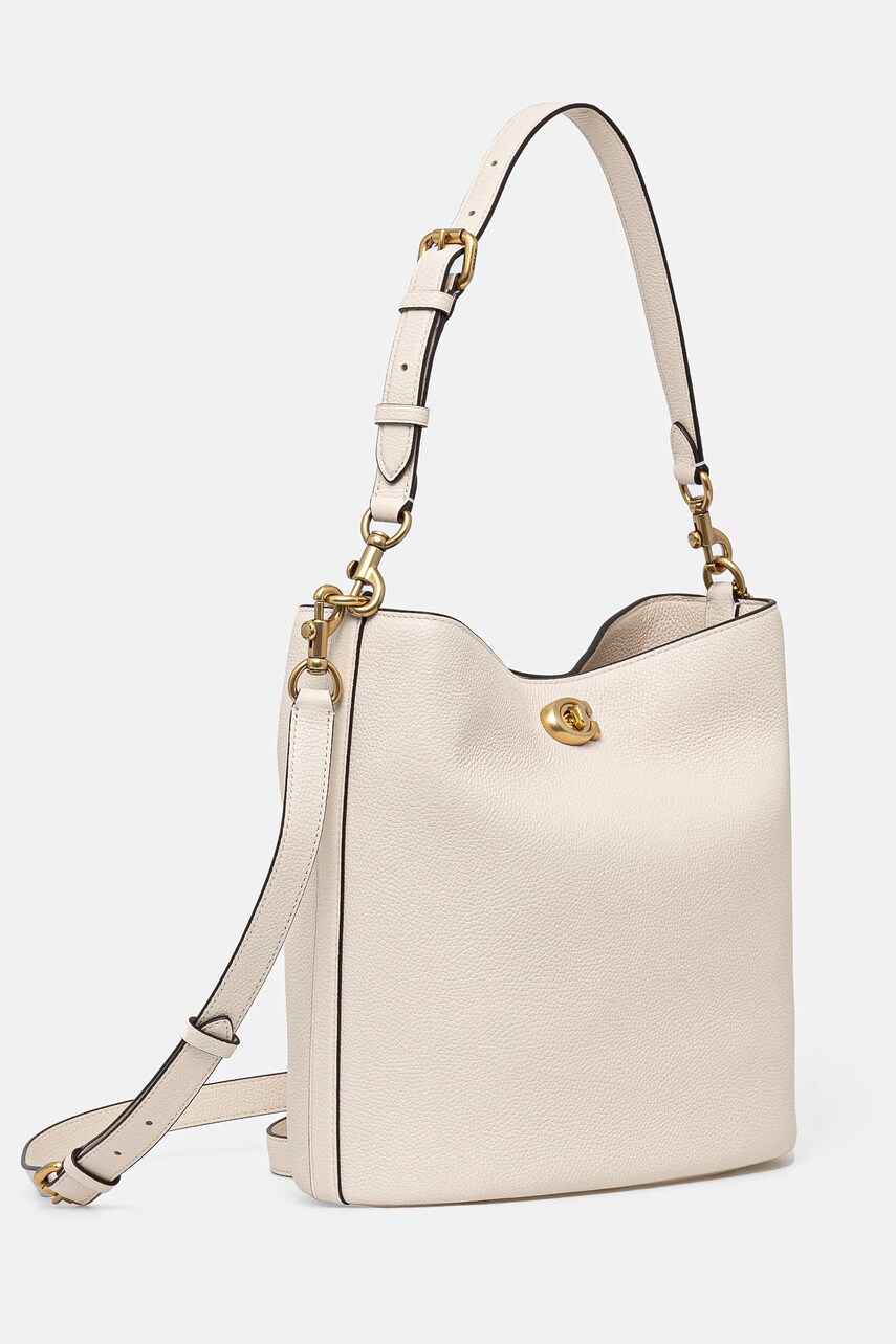 Сумочка Coach WILLOW колір бежевий CW624