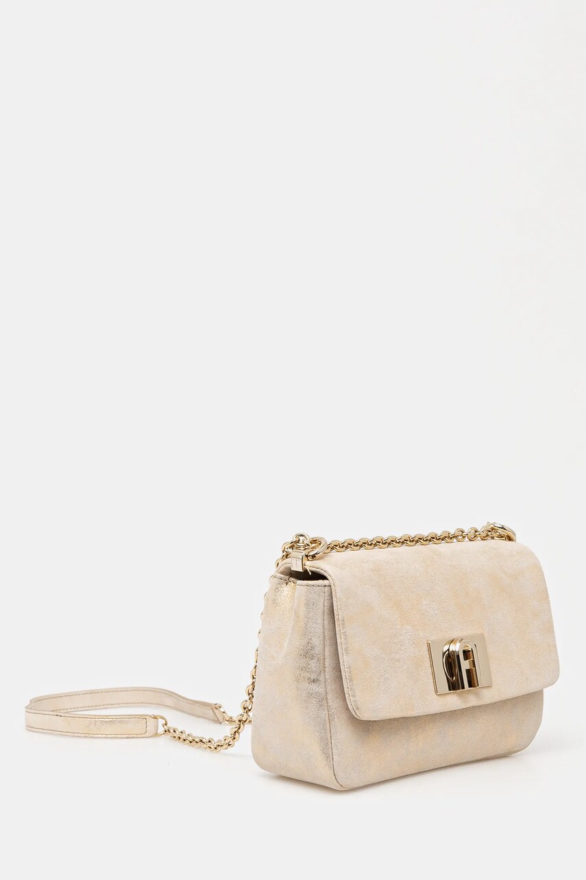 Замшева сумочка Furla колір бежевий BAFKACO BX3355 CGD00