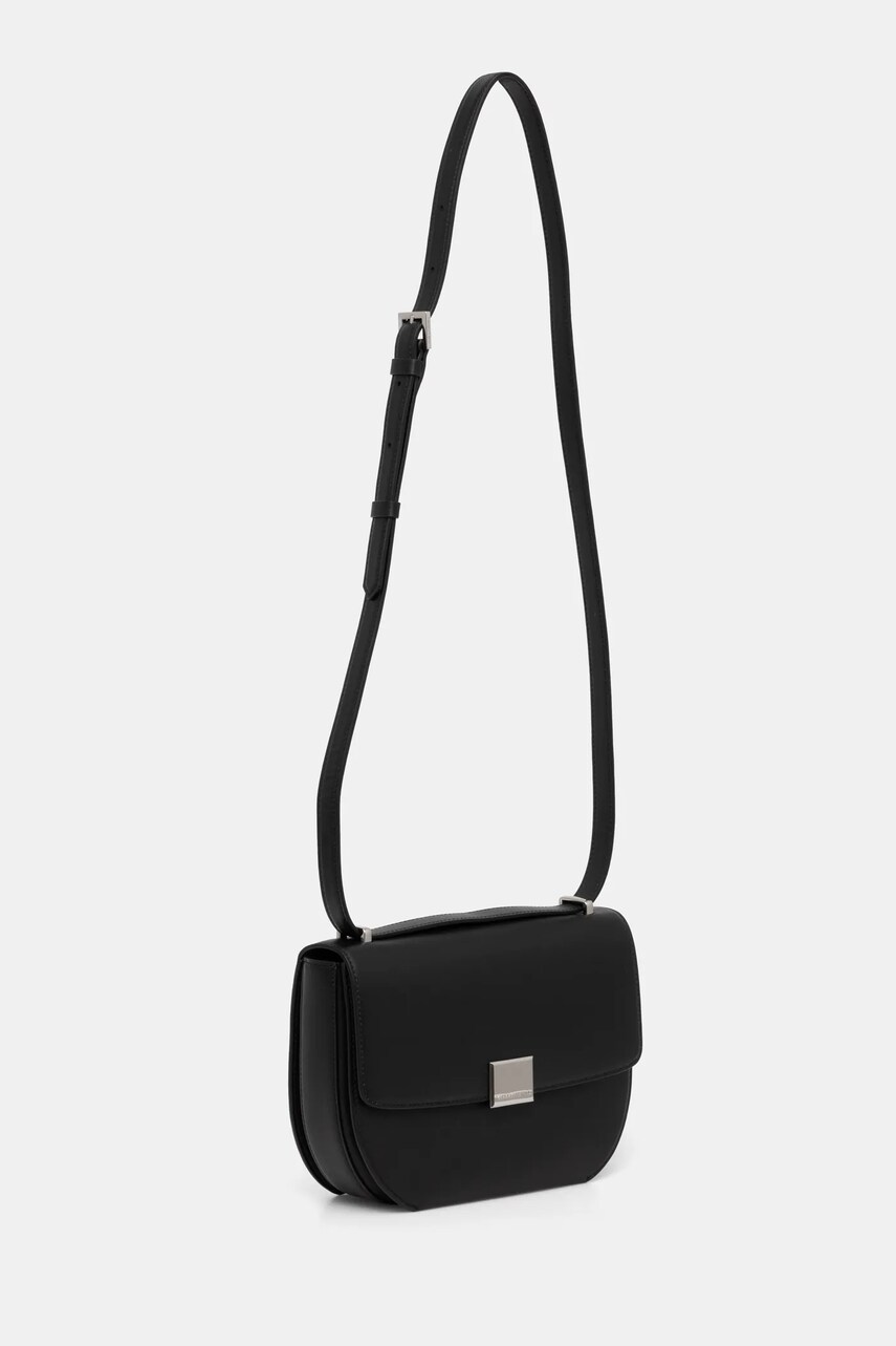 Шкіряна сумочка Karl Lagerfeld колір чорний A1W30444