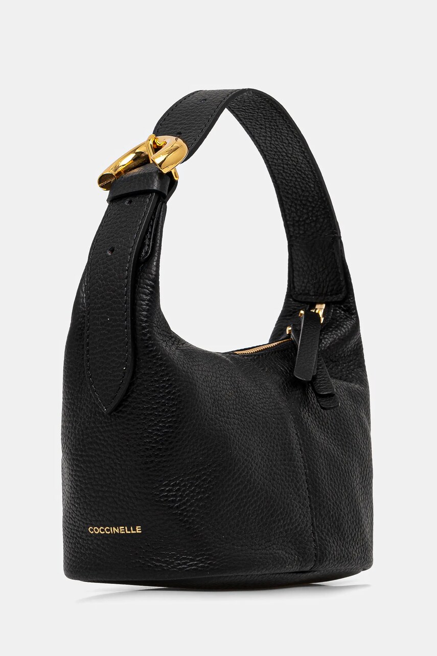 Шкіряна сумочка Coccinelle колір чорний E1 S4A 53 01 01