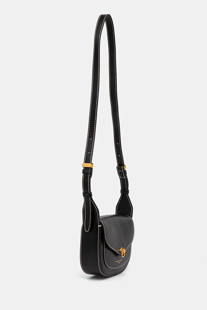 Шкіряна сумочка Gianni Chiarini ISA колір чорний BS 11426 PRCK