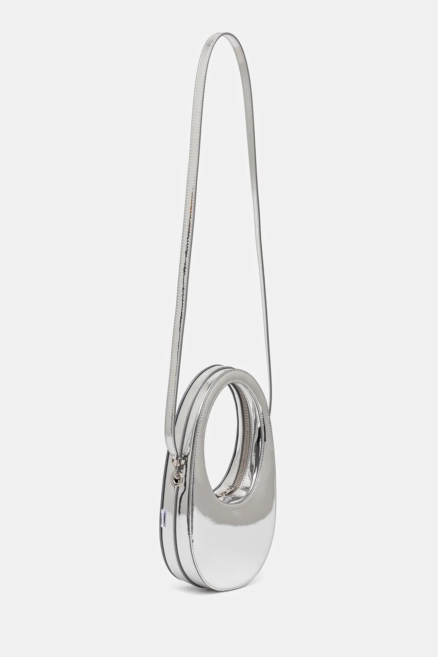 Сумочка Coperni Mirrored Crossbody Mini Swipe колір срібний COPBA38BISF6005